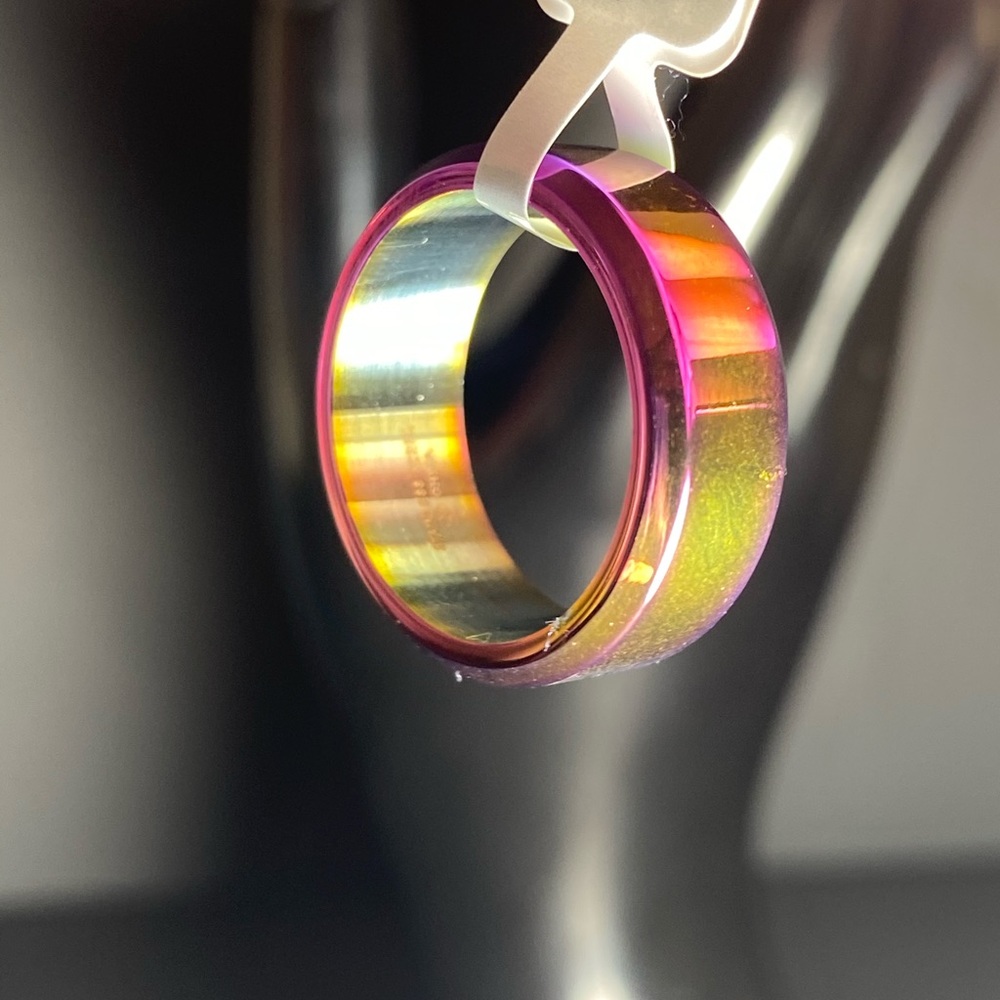 Rainbow pride ring